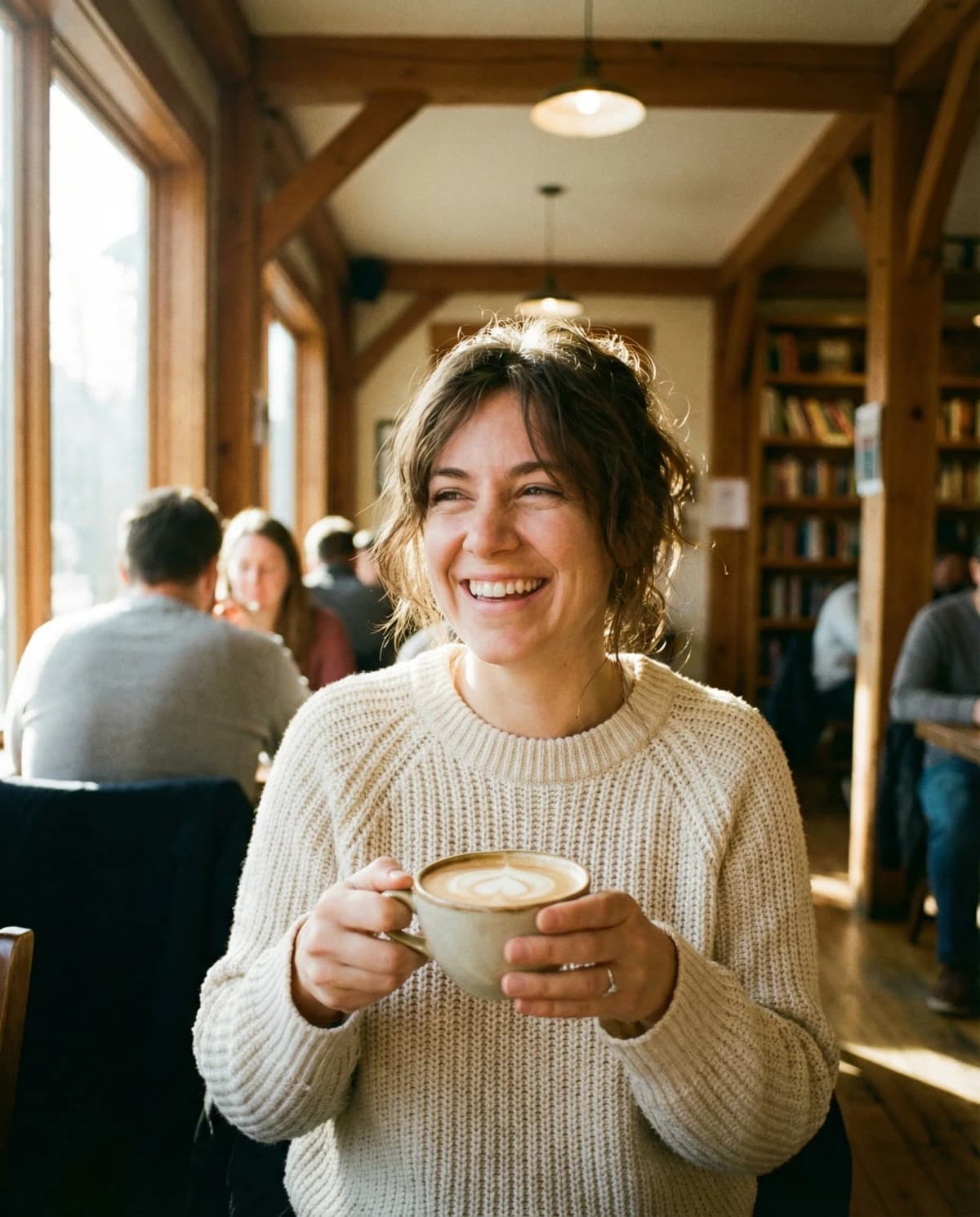 Coffee shop casual date