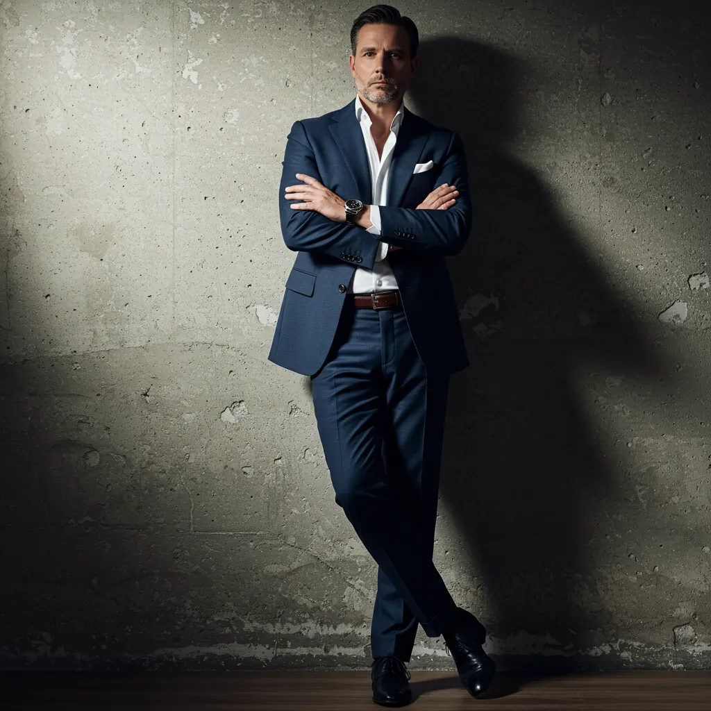 Fashion editorial photo created with one-click AI